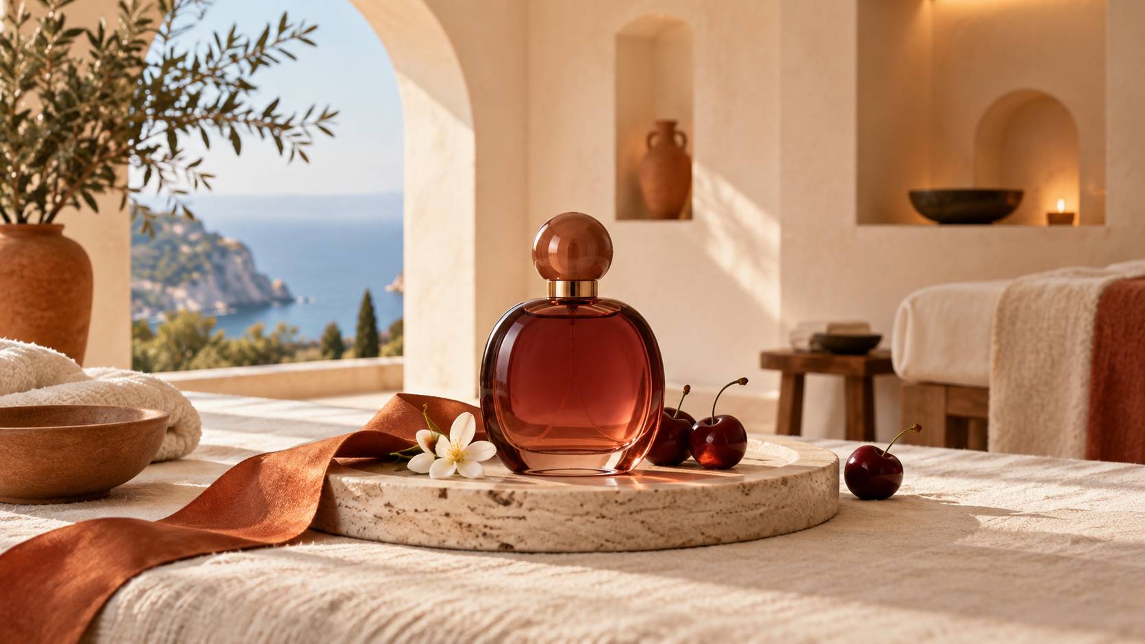 Illustration éditoriale du sujet : J'ai déniché une alternative au parfum Tom Ford Lost Cherry… à seulement 5 € chez Primark !