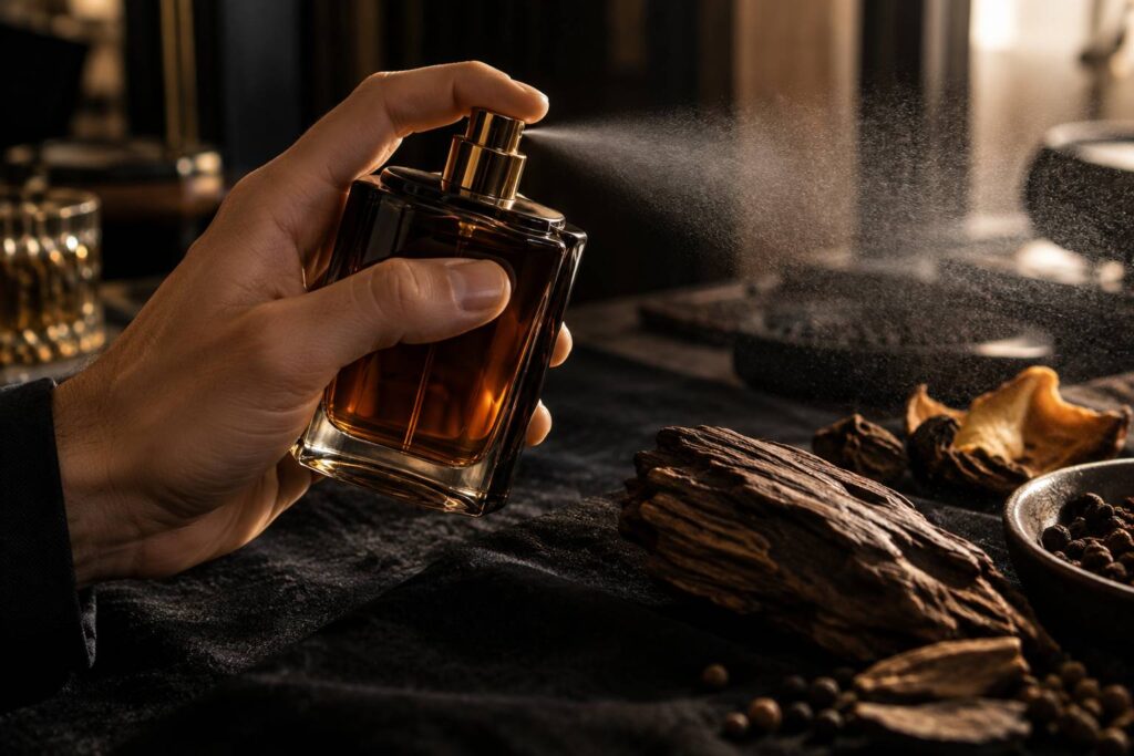 Illustration de détail sur le sujet : Armani Code : L’élégance secrète du parfum d’exception